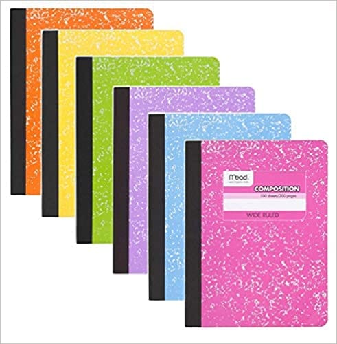 Colorful Composition Notebooks Colorful Composition Notebooks