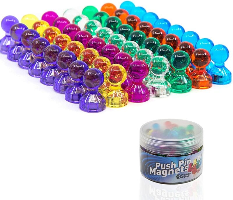 Colorful Push Pin Magnets Colorful Push Pin Magnets