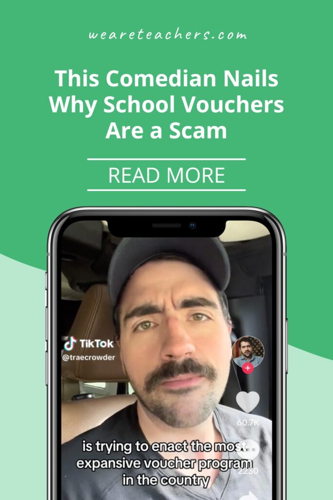 School vouchers might sound nice, but are they effective? Comedian Trae Crowder is here with the facts—and the humor!