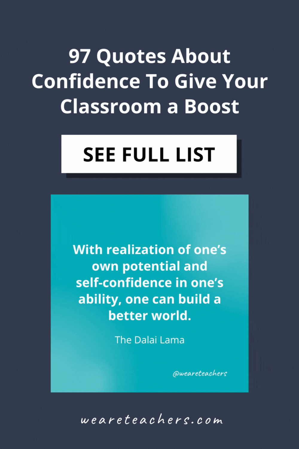 These quotes about confidence will light up your classroom and give everyone a boost when it's needed the most!
