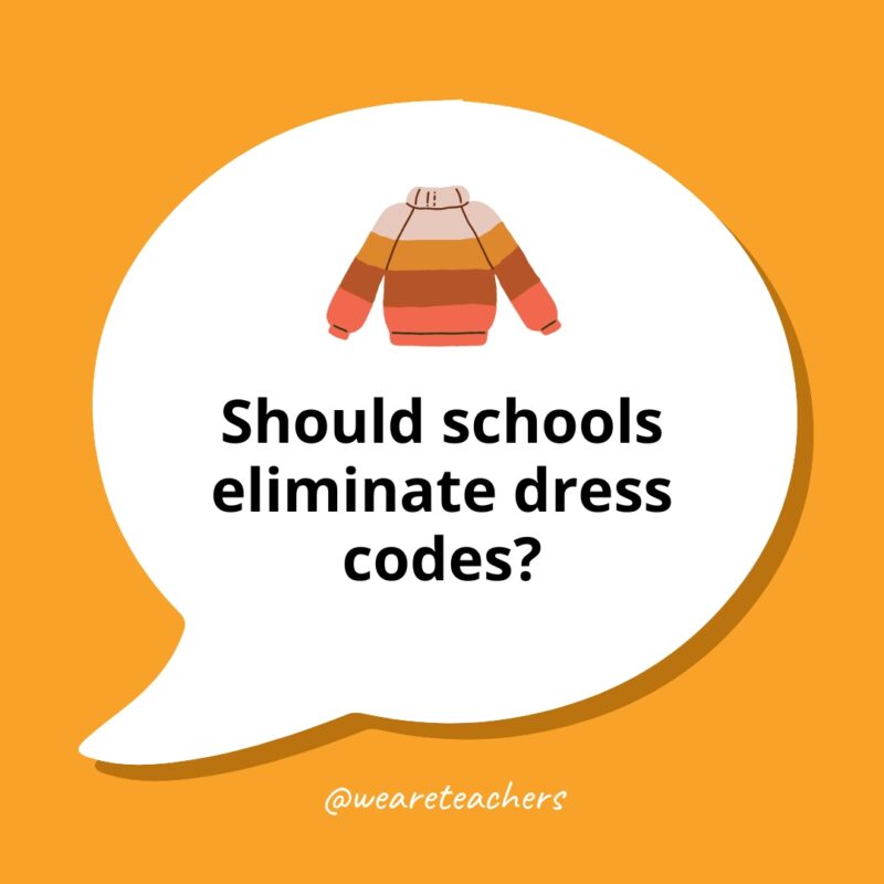 Should schools eliminate dress codes?