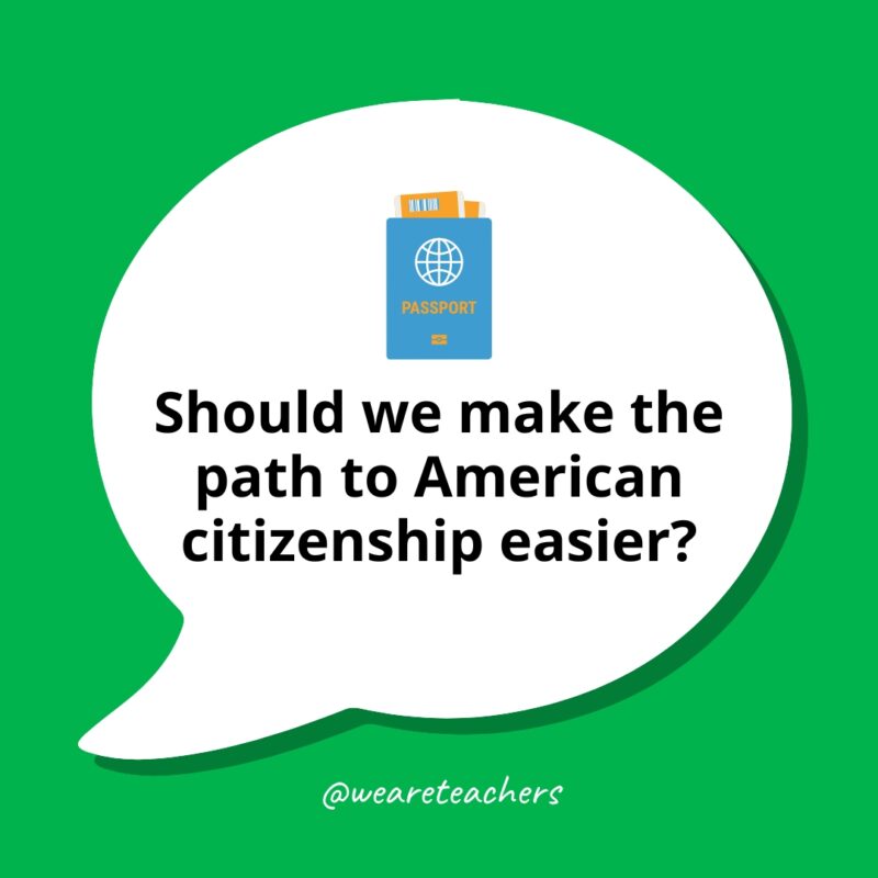 Should we make the path to American citizenship easier?