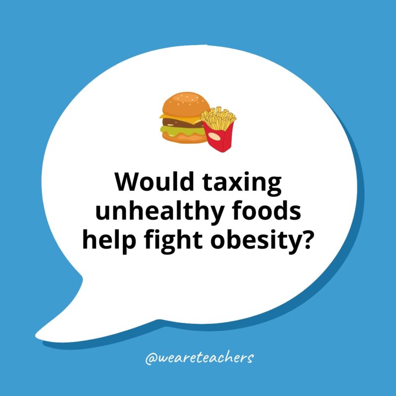 Would taxing unhealthy foods help fight obesity?