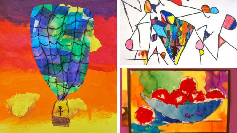 Sample art projects for teaching first grade
