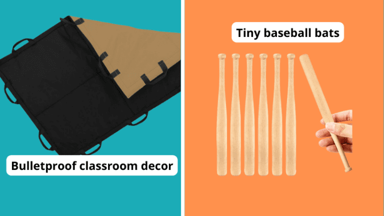 Paired image of baseball bats and ballistic blankets