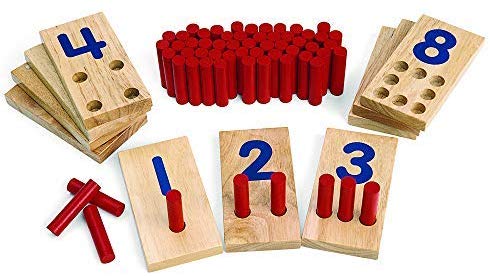 Counting Teaching Toy Peg Number Boards