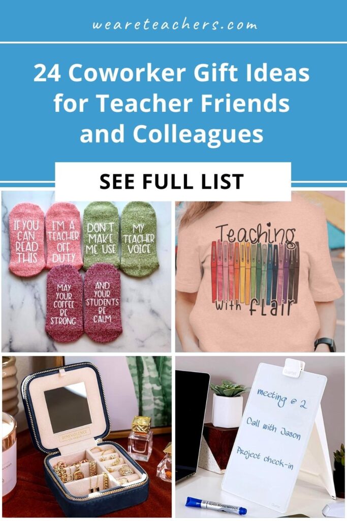 Whether it’s for a Secret Santa or a white elephant gift exchange, here are some coworker gift ideas for your fellow teachers.