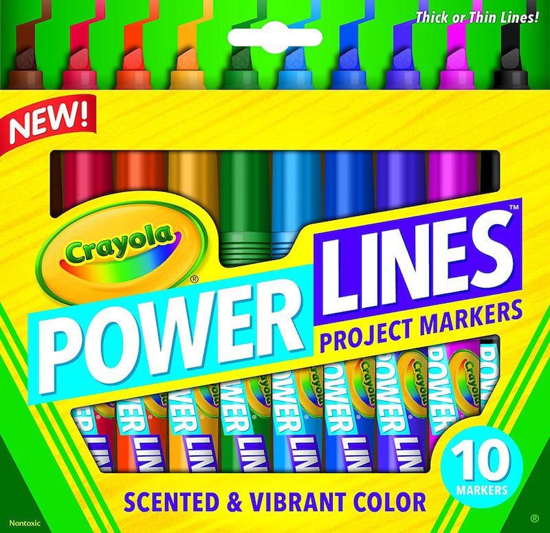 Crayola Power Lines Markers - Classroom Art Supplies Under $10