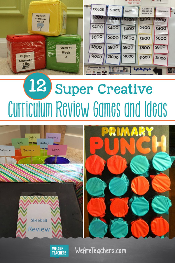 12 Super Creative Curriculum Review Games and Ideas