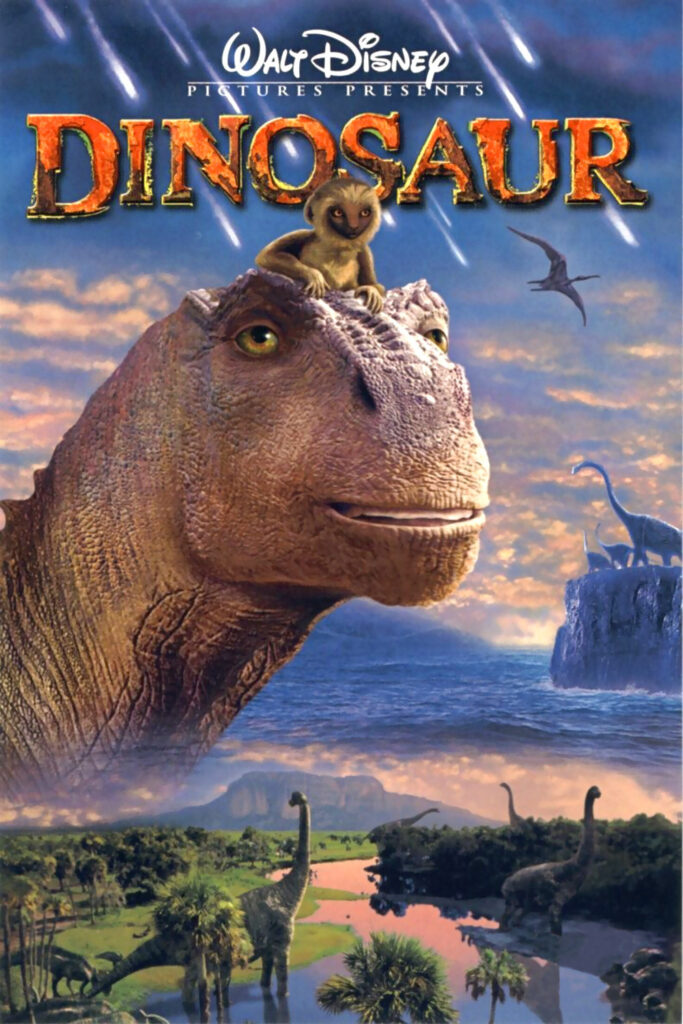 DVD cover of the movie Dinosaur