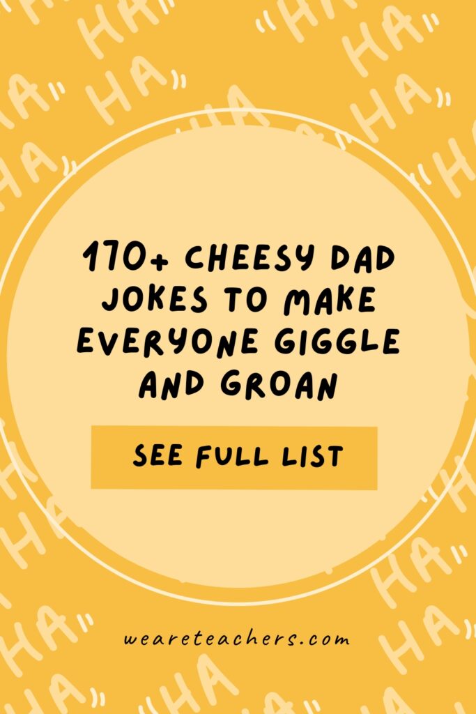 Need a good laugh? We've put together this list of hilariously cheesy dad jokes for kids that will have everyone chuckling.