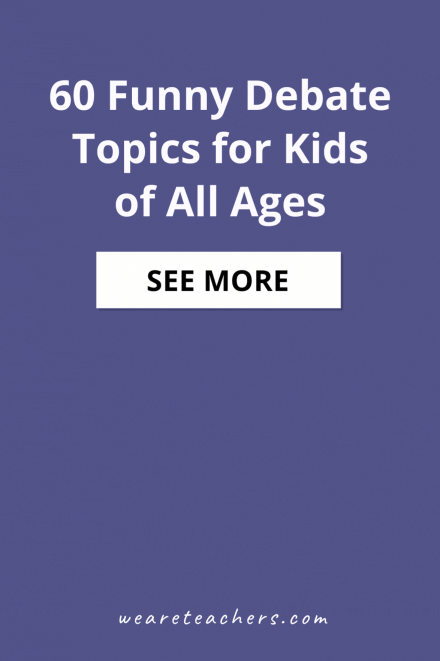 60 Funny Debate Topics for Kids of All Ages