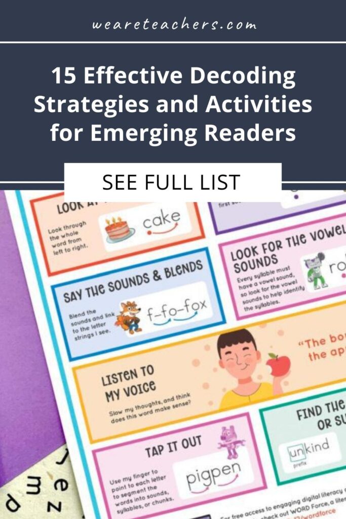 Decoding is one of the key parts of the science of reading. Learn more and get effective decoding strategies to use with emerging readers.