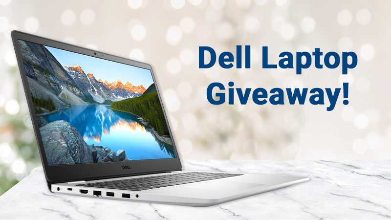 Dell laptop giveaway.