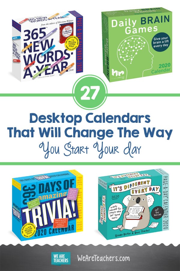 27 Desktop Calendars That Will Change the Way You Start Your Day