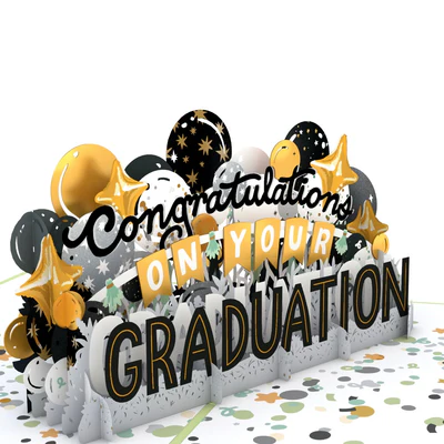 Best Graduation Gifts for Students – Card Pop up graduation card -- best graduation gifts for students