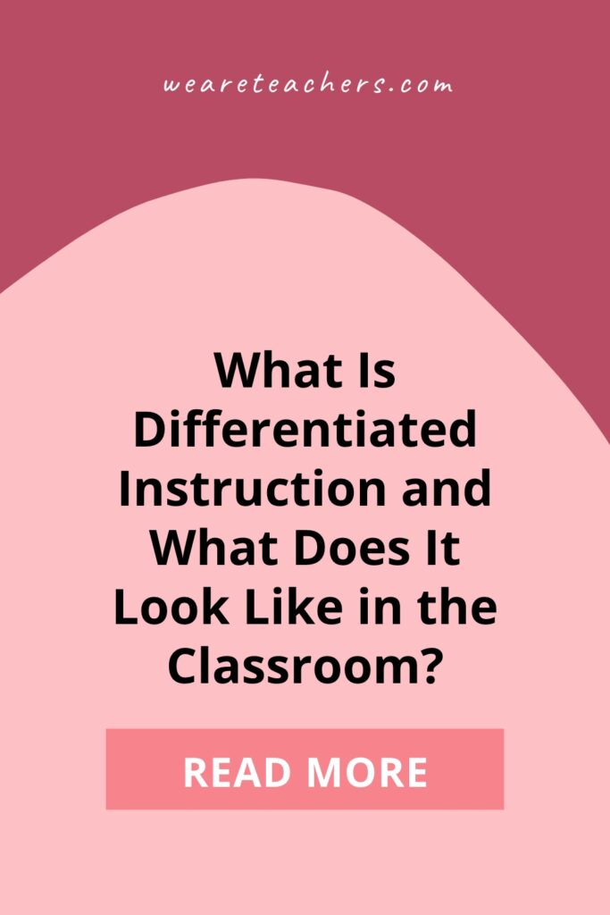 Teachers hear a lot about differentiated instruction, but what does it really mean? Find out what it is and how to use it here.