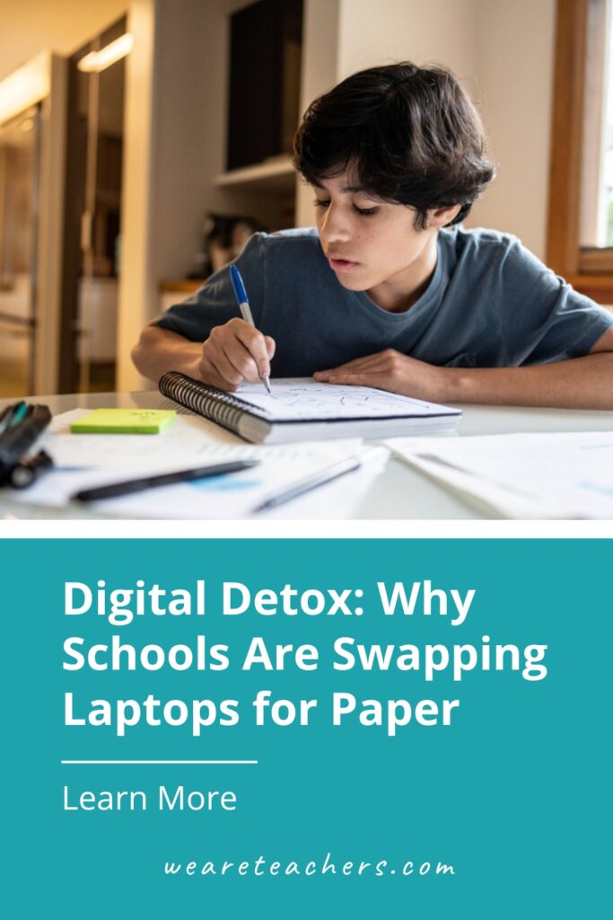 A digital detox isn't just for phone users. Now schools are considering whether to cut back significantly on educational technology.