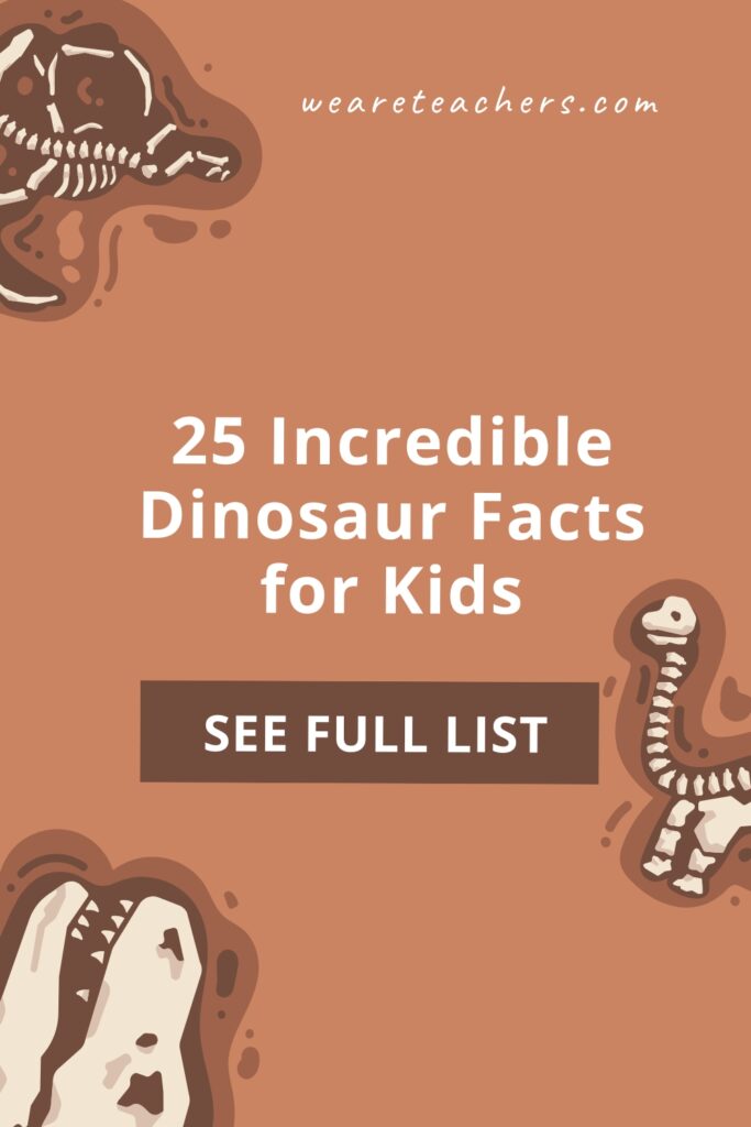 What is the oldest dinosaur? Why are dinosaurs extinct? You'll find the answers and so much more with this list of dinosaur facts for kids!
