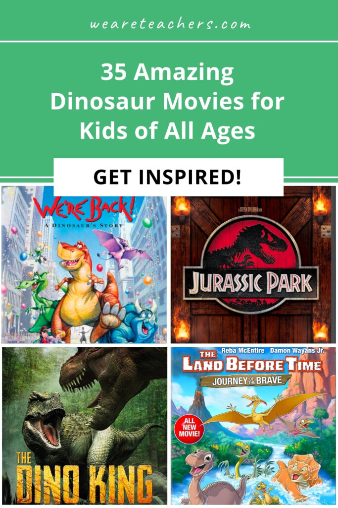 This collection of dinosaur movies for kids includes family-friendly flicks, feel-good friendship films, and informative documentaries.