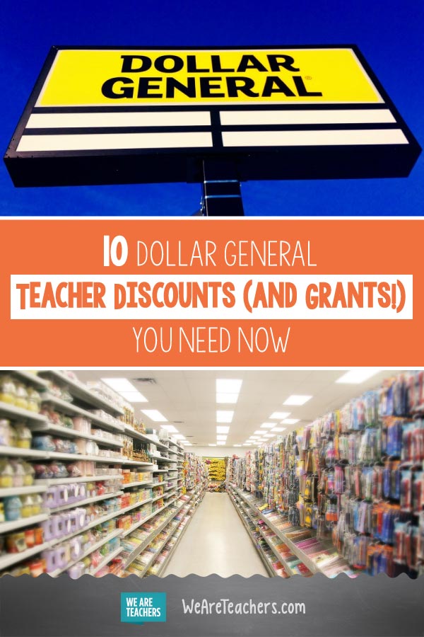 10 Dollar General Teacher Discounts (and Grants!) You Need Now