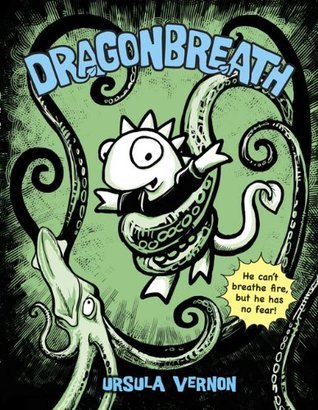 Book cover of Dragonbreath series by Ursula Vernon,