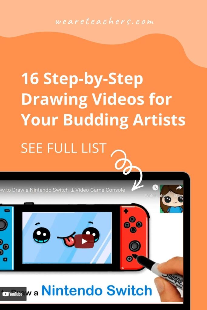 16 Step-by-Step Drawing Videos for Your Budding Artists
