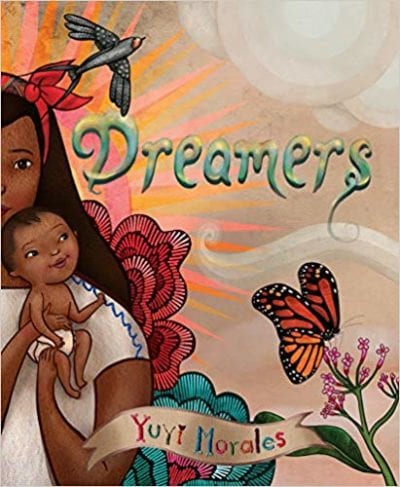 Book cover for Dreamers as an example of 3rd grade books