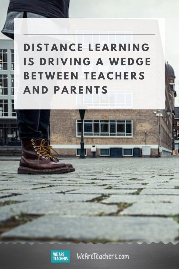 Distance Learning is Driving a Wedge Between Teachers and Parents