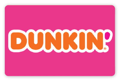 Dunkin' gift card