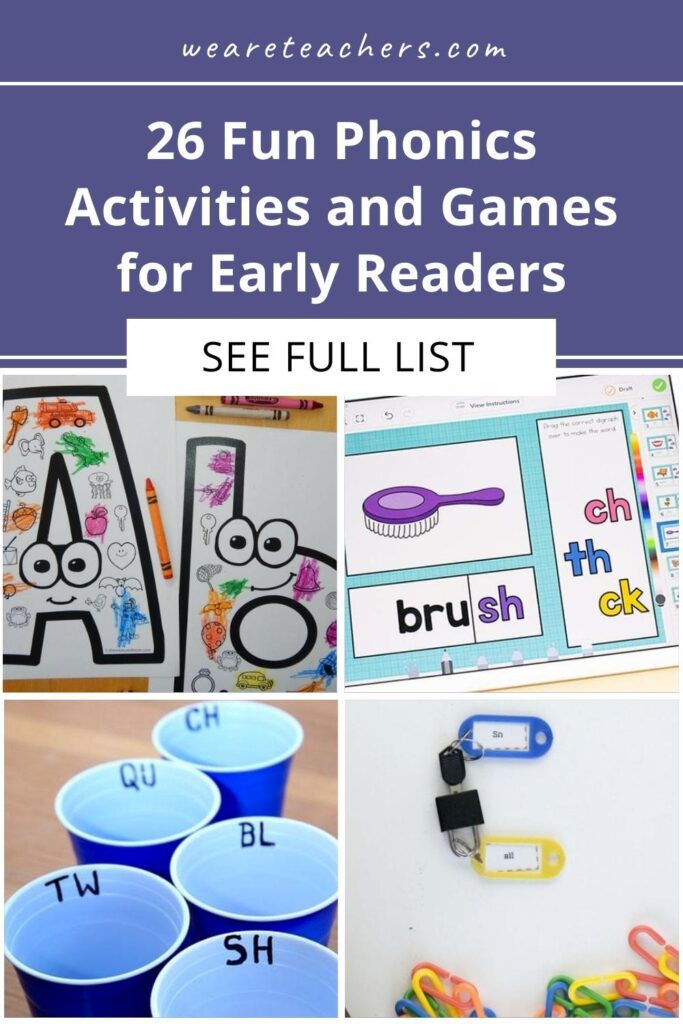 26 Fun Phonics Activities and Games for Early Readers