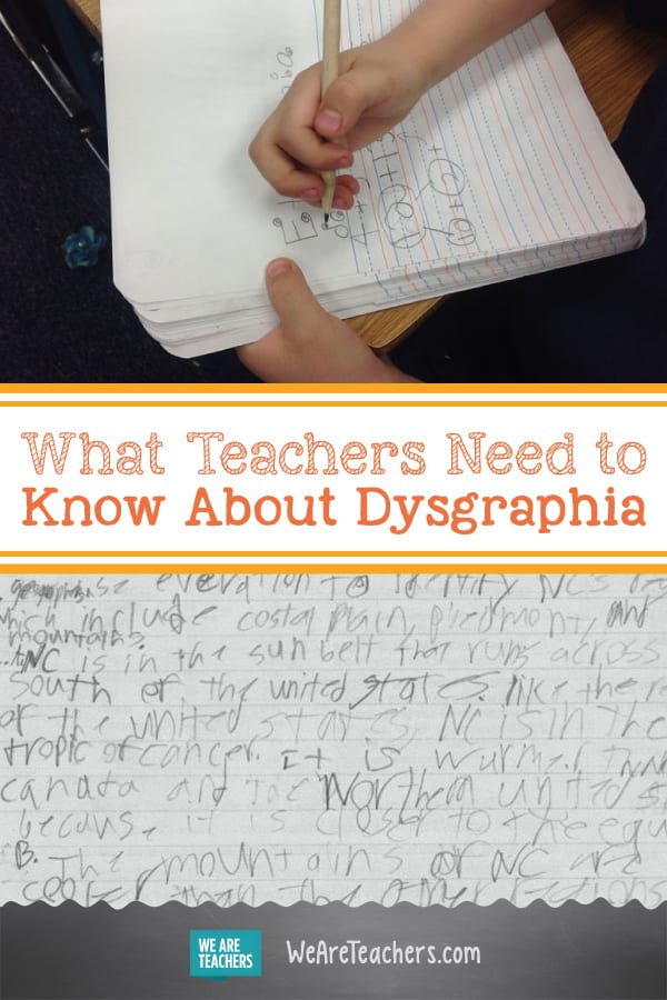 What Teachers Need to Know About Dysgraphia