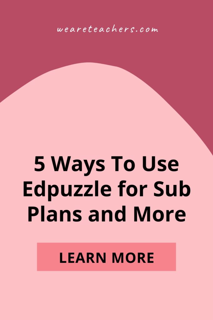 From sub plans to student projects, Edpuzzle packs some major video learning platform muscle. Here are five ways to use it!