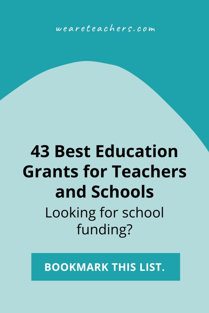 Get started filling out your applications for education grants for teachers to help fund everything from the arts to playground equipment.