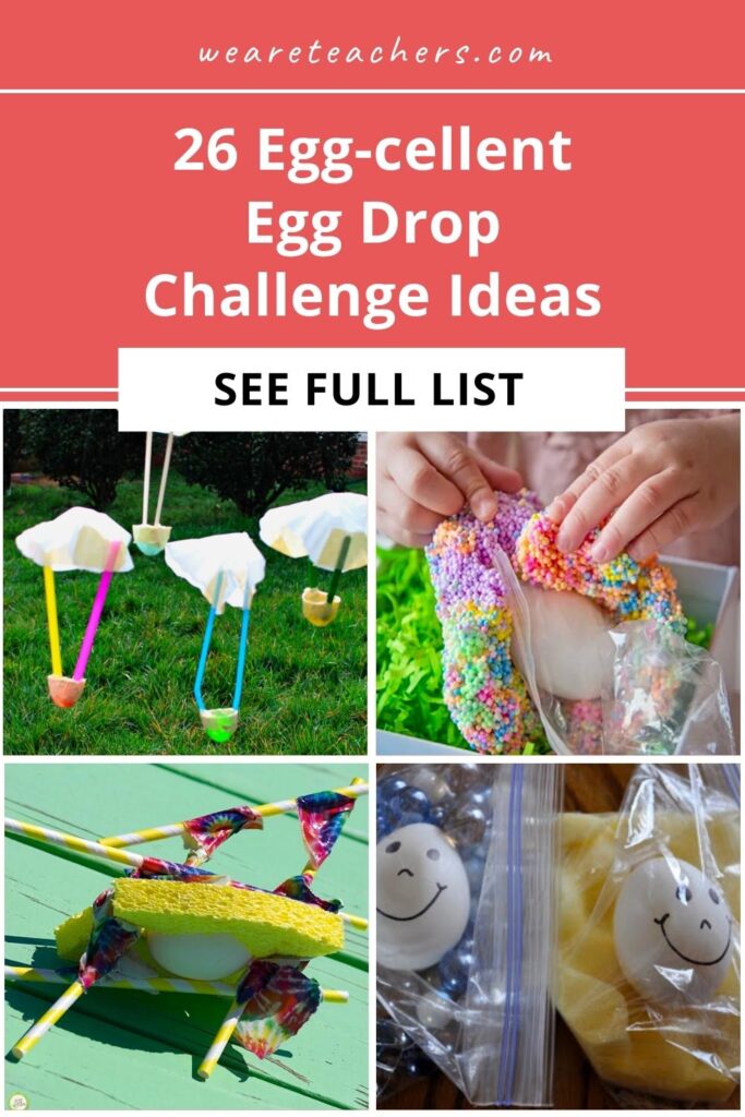 The egg drop is a must-do experiment. Here are all the egg drop ideas you need to challenge students from hypothesis to the big drop.