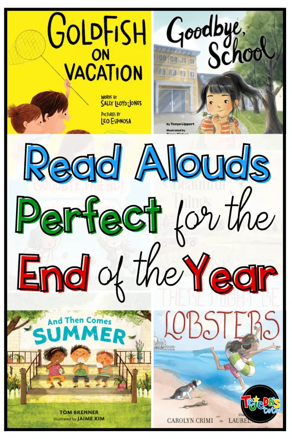 end of the school year read aloud books