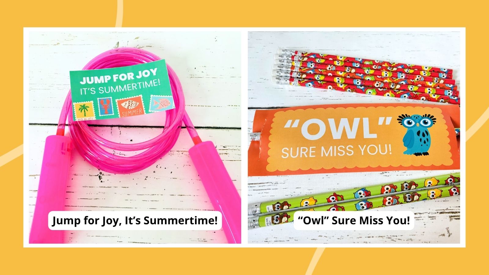 a printable tad and end of year gift for student