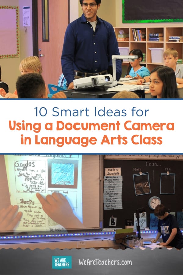 10 Smart Ideas for Using a Document Camera in Language Arts Class