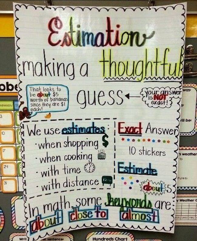 Estimation Activities Keeping Up With Mrs Harris Pinterest