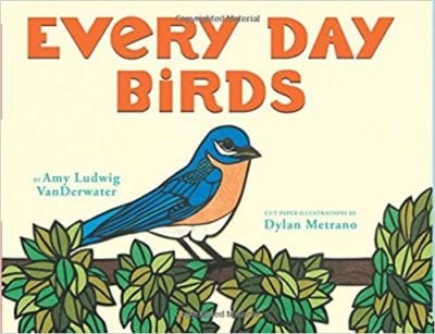 Book Cover for Everyday Birds; example of spring books for kids