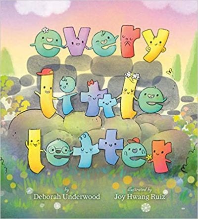 Book cover for Every Little Letter as an example of alphabet books