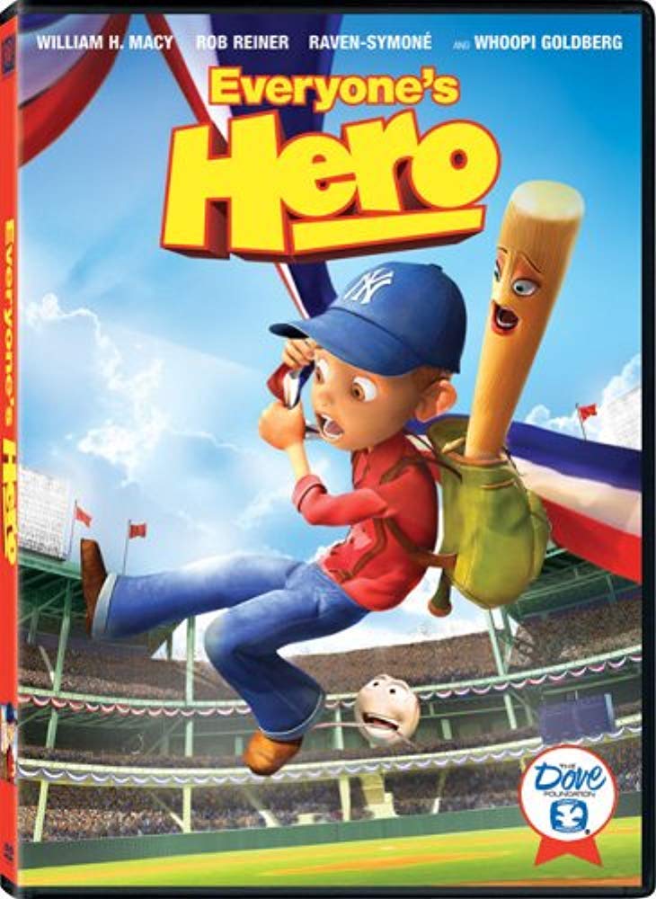 Everyone's Hero DVD as an example of baseball movies for kids