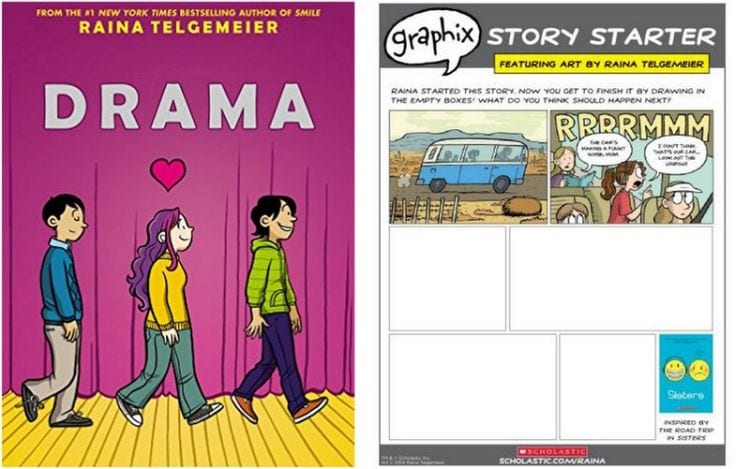 Copy of Drama with comic book activity