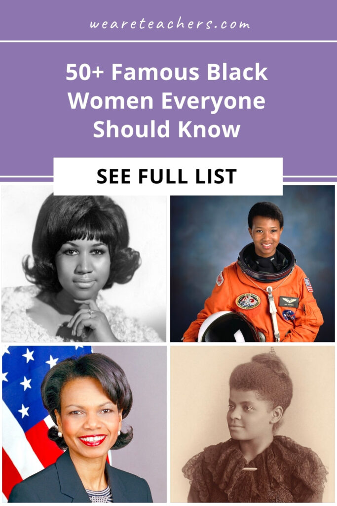 Ready to introduce some true pioneers and trailblazers in the classroom? This list of famous Black women is perfect for sharing with students.