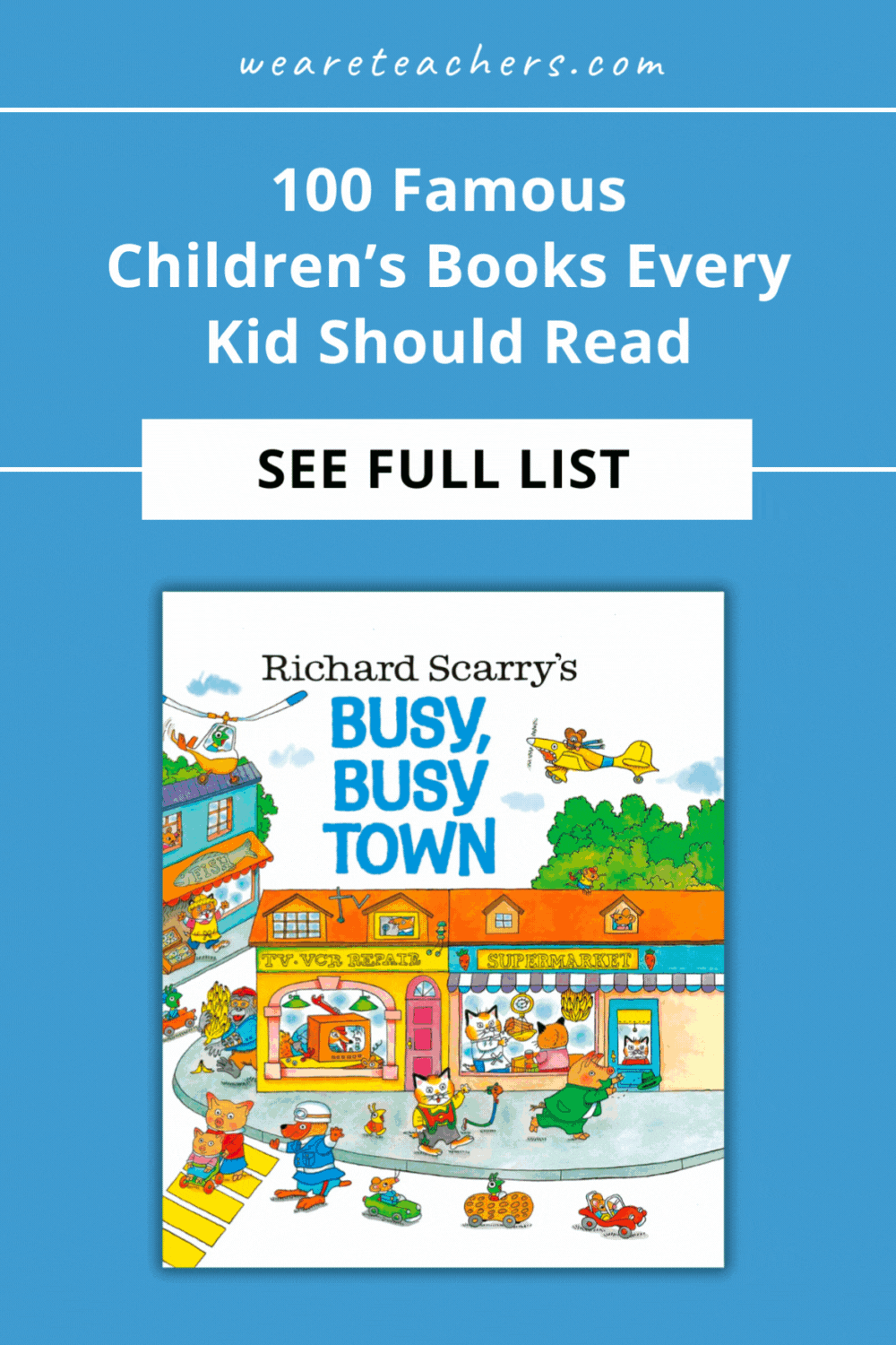 Share these 100 famous children's books with the kids in your life for a dose of nostalgia they are sure to enjoy!