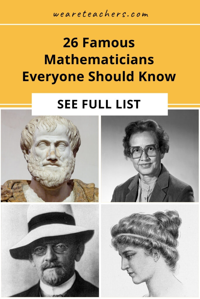 Famous mathematicians made math into what it is today. These are the people and stories that made math what it is.
