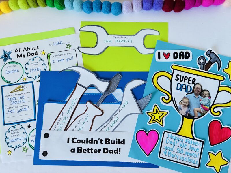 Father’s Day Questionnaire an image of various Father's day printables
