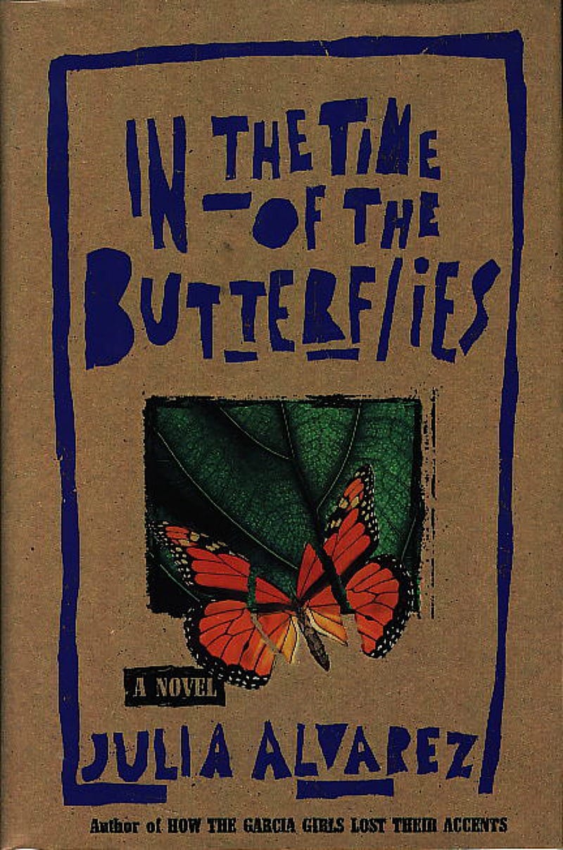 Jules Alvarez "In the Time of the Butterflies" book cover