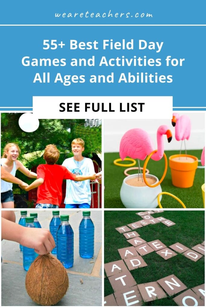 Looking for new and exciting field day games? Find ideas here for all ages, abilities, and skill levels, including non-strenuous events.