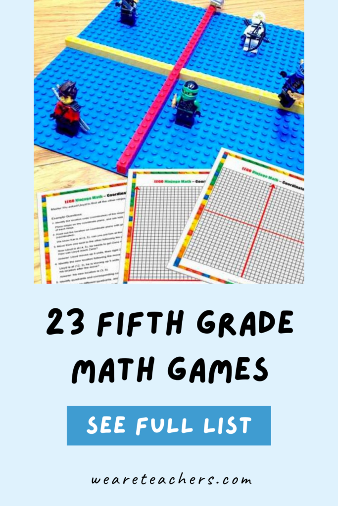 23 Fifth Grade Math Games for Teaching Fractions, Decimals, and More